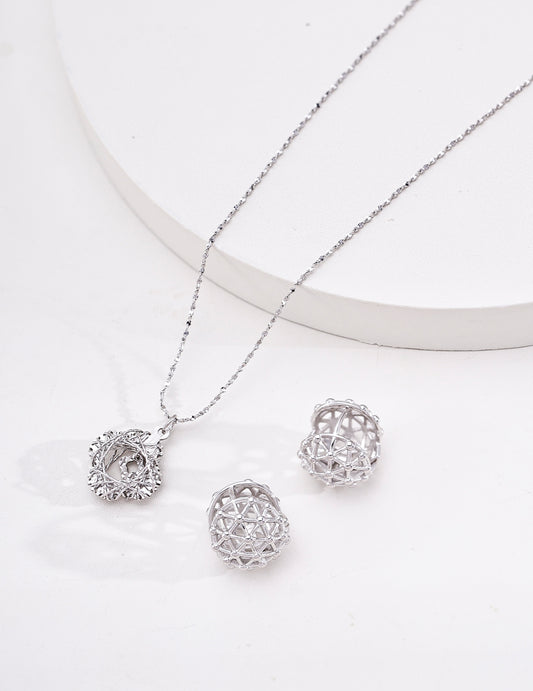 S925 Dream Catcher Vintage Necklace D0798