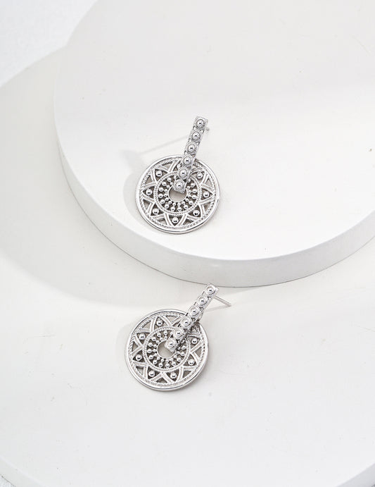 Silver 925 Modern Chinese Nuance Earrings