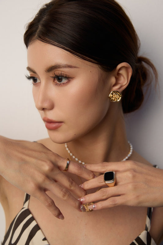 S925 Simple Nuance Ring Daily Jewelry