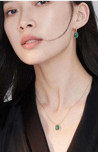 Malachite Classic Necklace D0175