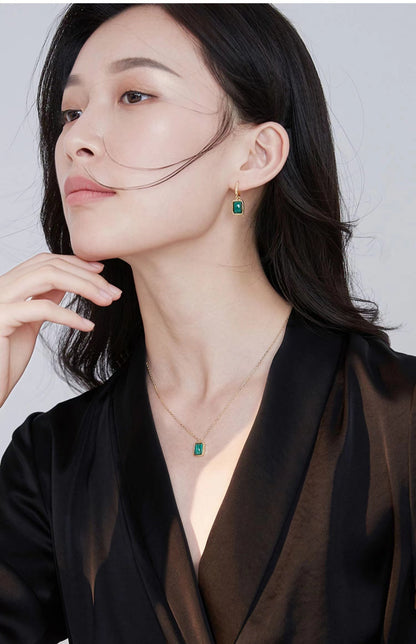 Malachite Classic Necklace D0175