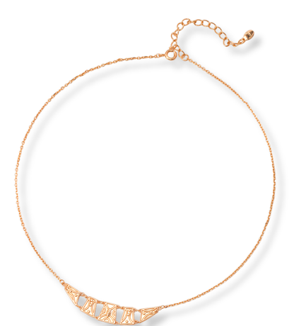 Simple Gold Necklace D0463