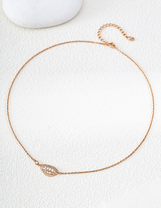 [Seed of Wealth] Vintage-Style Zirconia Lucky Necklace