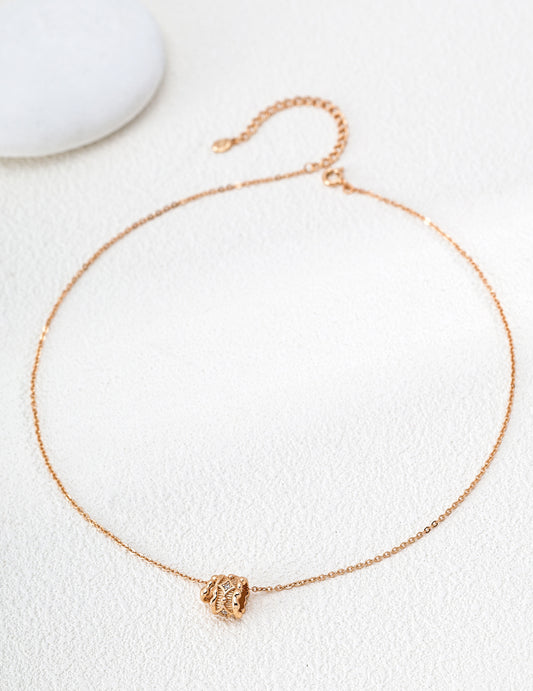 S925 Sterling Silver Vintage-Style Zirconia Design Necklace