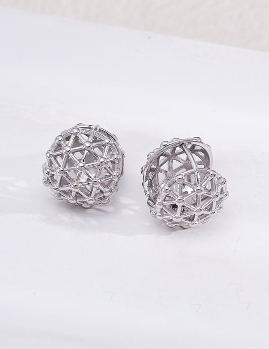 S925 Silver Vintage Nuance Design Earrings