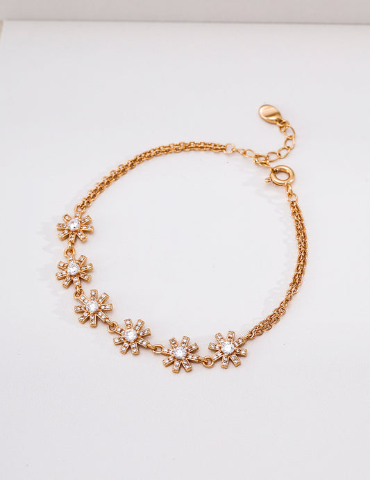 Sparkling Snowfall Zirconia Bracelet