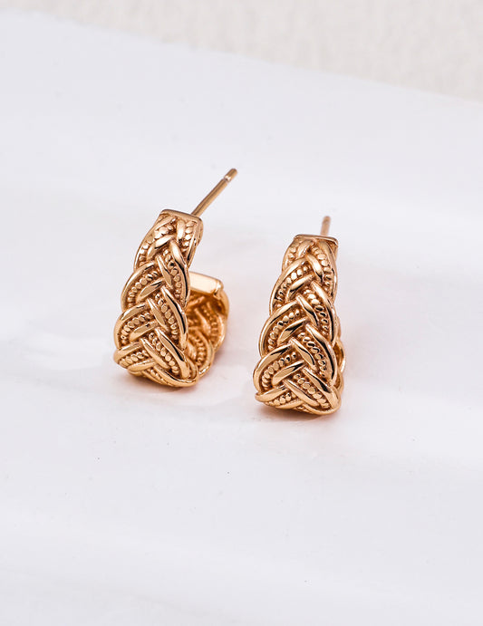 S925 Silver Vintage Design Earrings - Sophisticated Shine