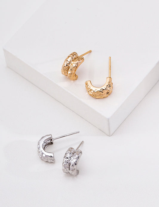 S925 Vintage Gold Design Earrings E01593