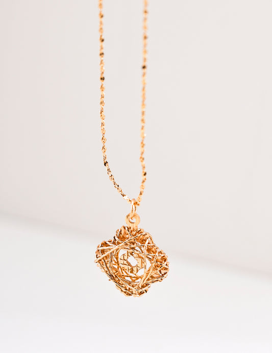 S925 Dream Catcher Vintage Necklace D0798