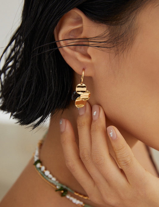 S925 Nuance Plain Earrings Original Design