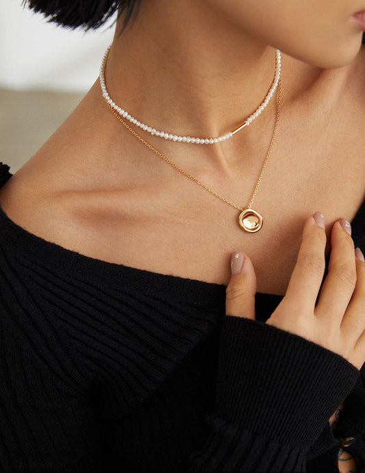 S925 Minimalist Plain Silver Necklace YD0016