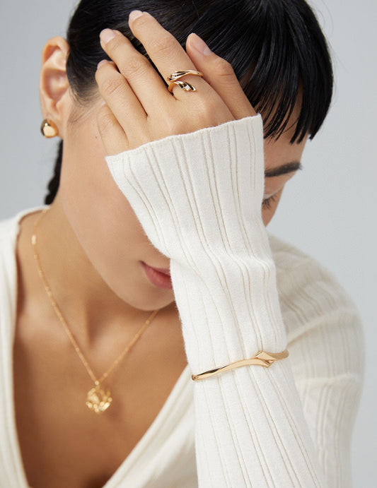 Sterling Silver 925 Simple Bangle: Elegant shine for everyday wear