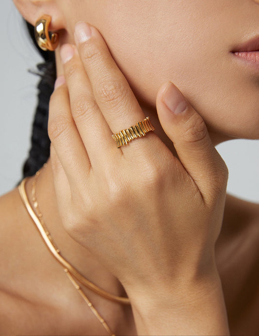 Sterling Silver 925 Minimalist Ring - Sophisticated Plain Design