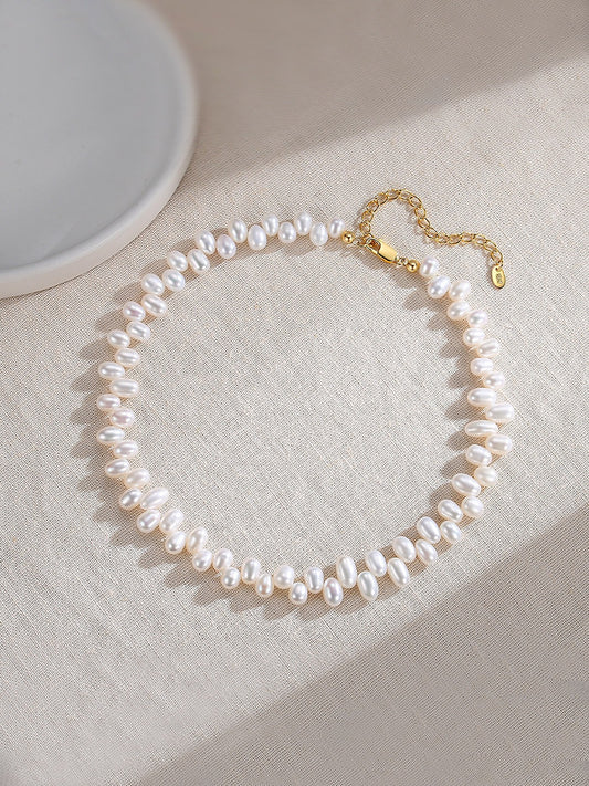Freshwater Pearl Elegant Necklace - A Masterpiece of Craftsmanship