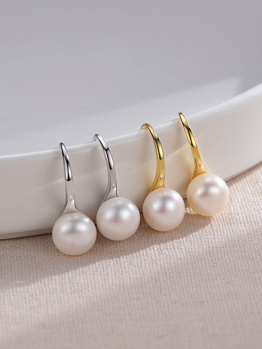 Freshwater Pearl Earrings: Adult Feminine Sparkle for that Hair-Tucking Moment