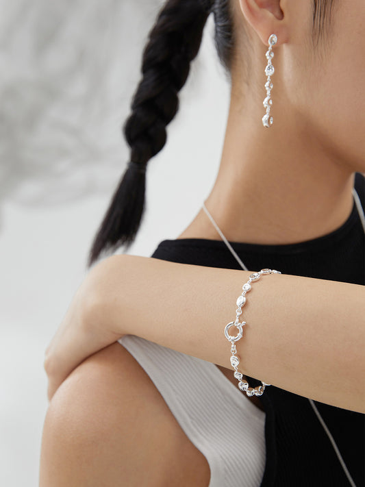 [Lava] Silver 925 Nuance Line Bracelet