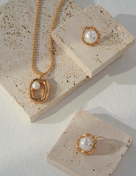 S925 Freshwater Pearl Earrings: Sophisticated Adult Mode Style