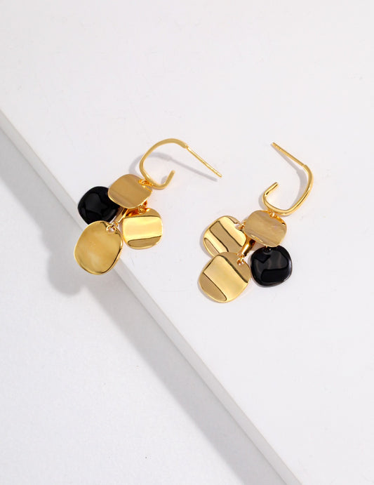 S925 Nuance Plain Earrings Original Design