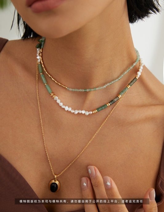 Silver 925 French Style Plain Plate Pendant