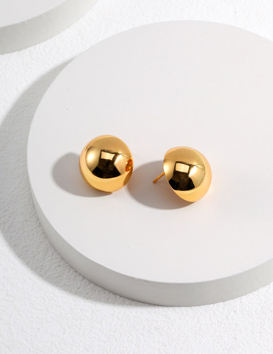 S925 Minimalist French Hook Earrings Simple Daily Jewelry