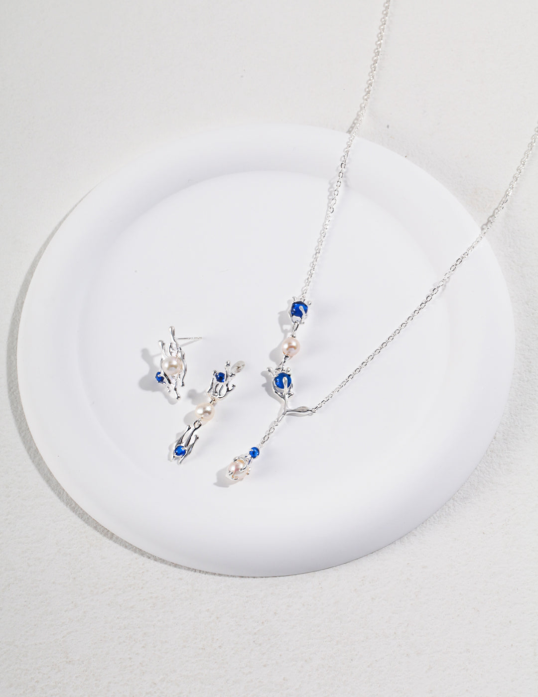 シルバー925 淡水パール×ジルコニア フラワーモチーフ ピアス