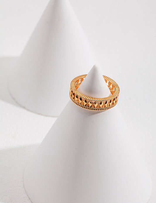 S925 Italian Classic Openwork Design Ring