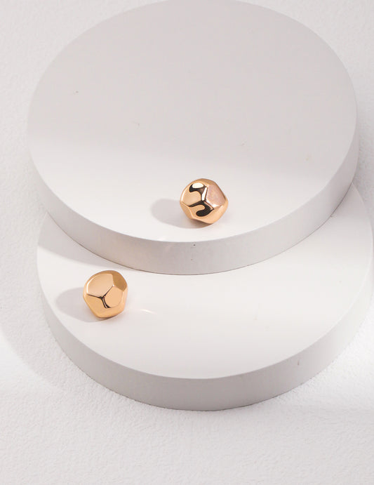 S925 Minimalist Stud Earrings French Style Simple
