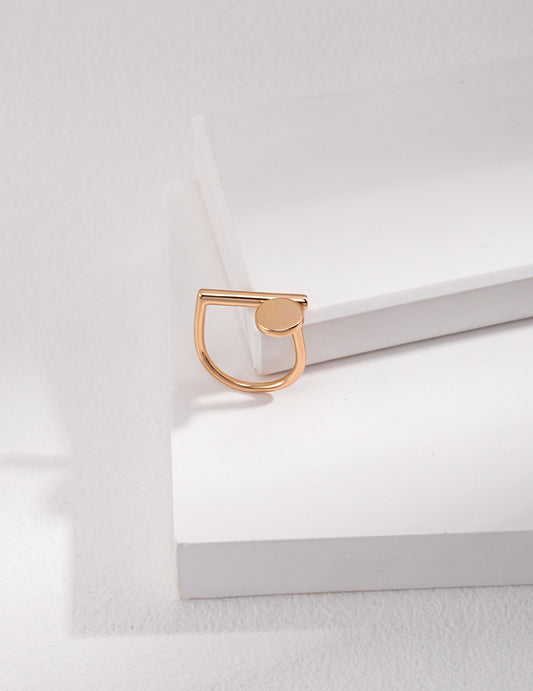 Sterling Silver 925 French Minimalist Nuance Ring