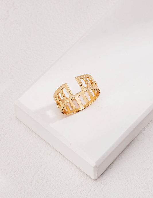 S925 Silver Ring Adjustable Minimalist Design