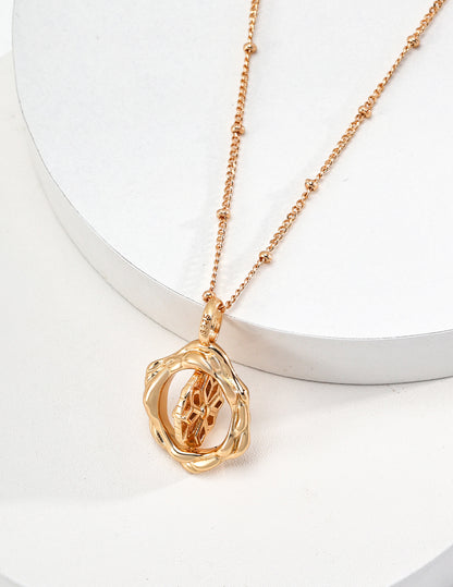 Sterling Silver 925 Vintage Style Pendant Top Minimalist Design