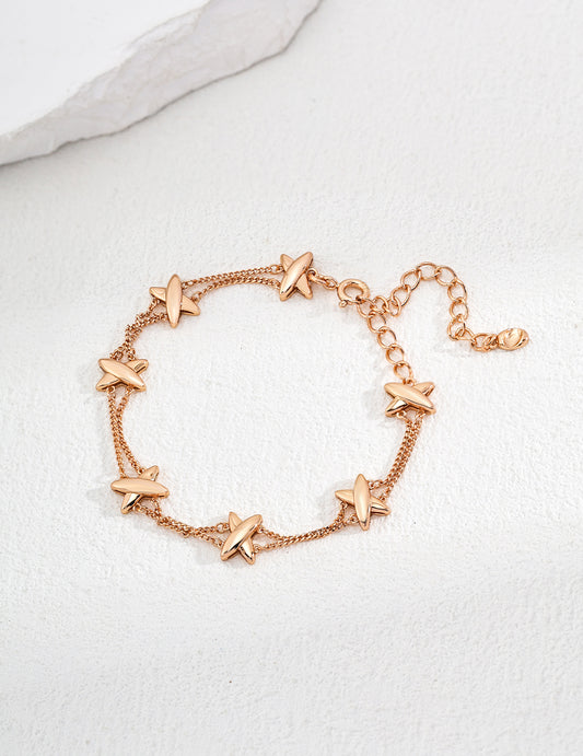 S925 Simple Chain Bracelet Delicate Daily SL0158