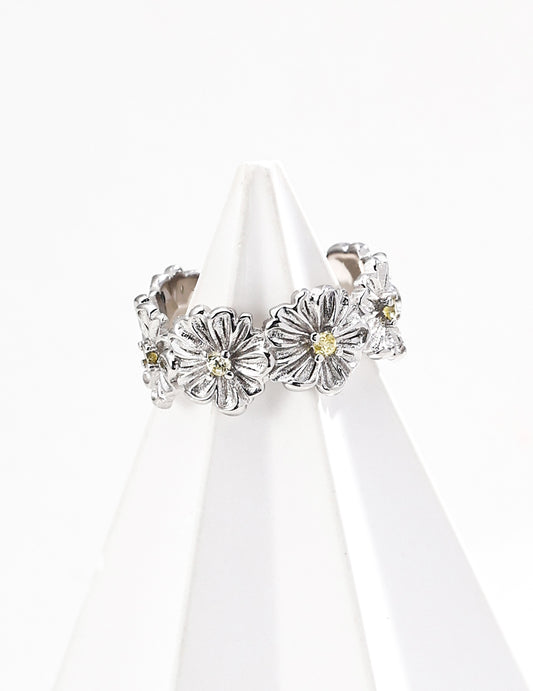 Silver 925 Zirconia Elegant Fashion Ring - 2 Colors