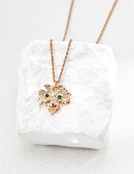 S925 Vintage Style Zirconia Pendant Necklace