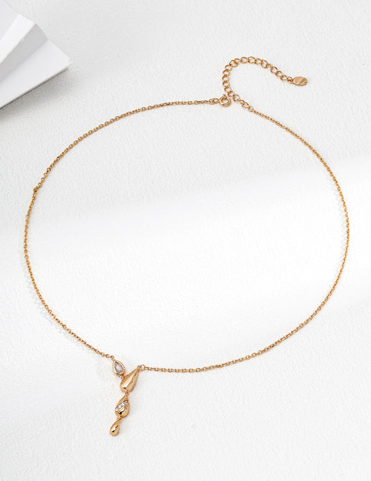 S925 Silver Simple Zirconia Necklace