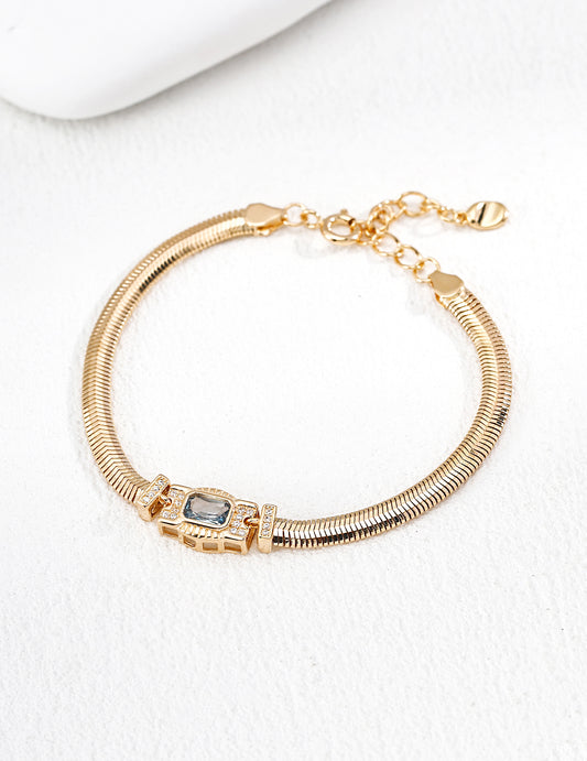 ジュエリーライクな輝き ジルコニア シルバー925 ブレスレット
