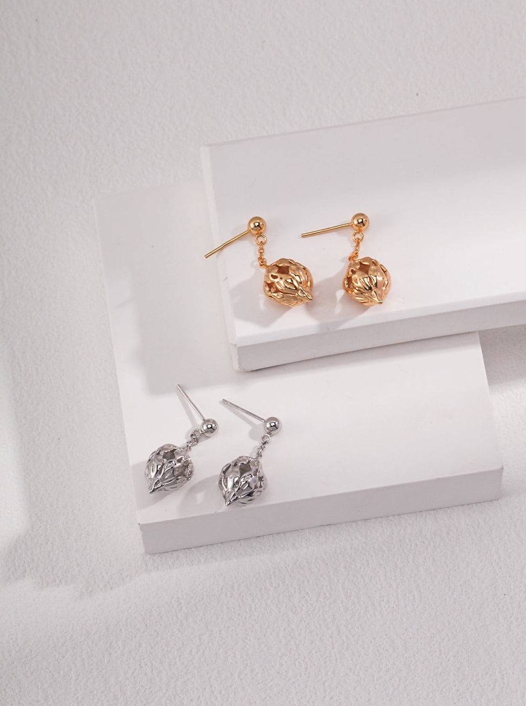 シルバー925 フラワークラスター ピアス