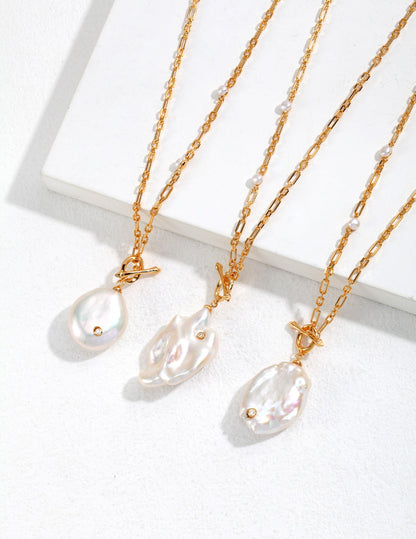 バロックパール ネックレス D0350