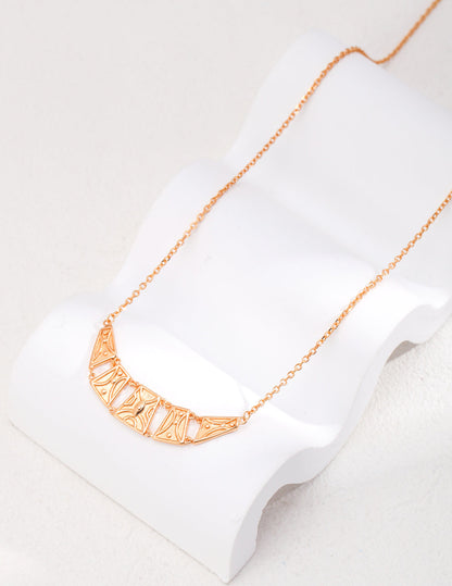Simple Gold Necklace D0463
